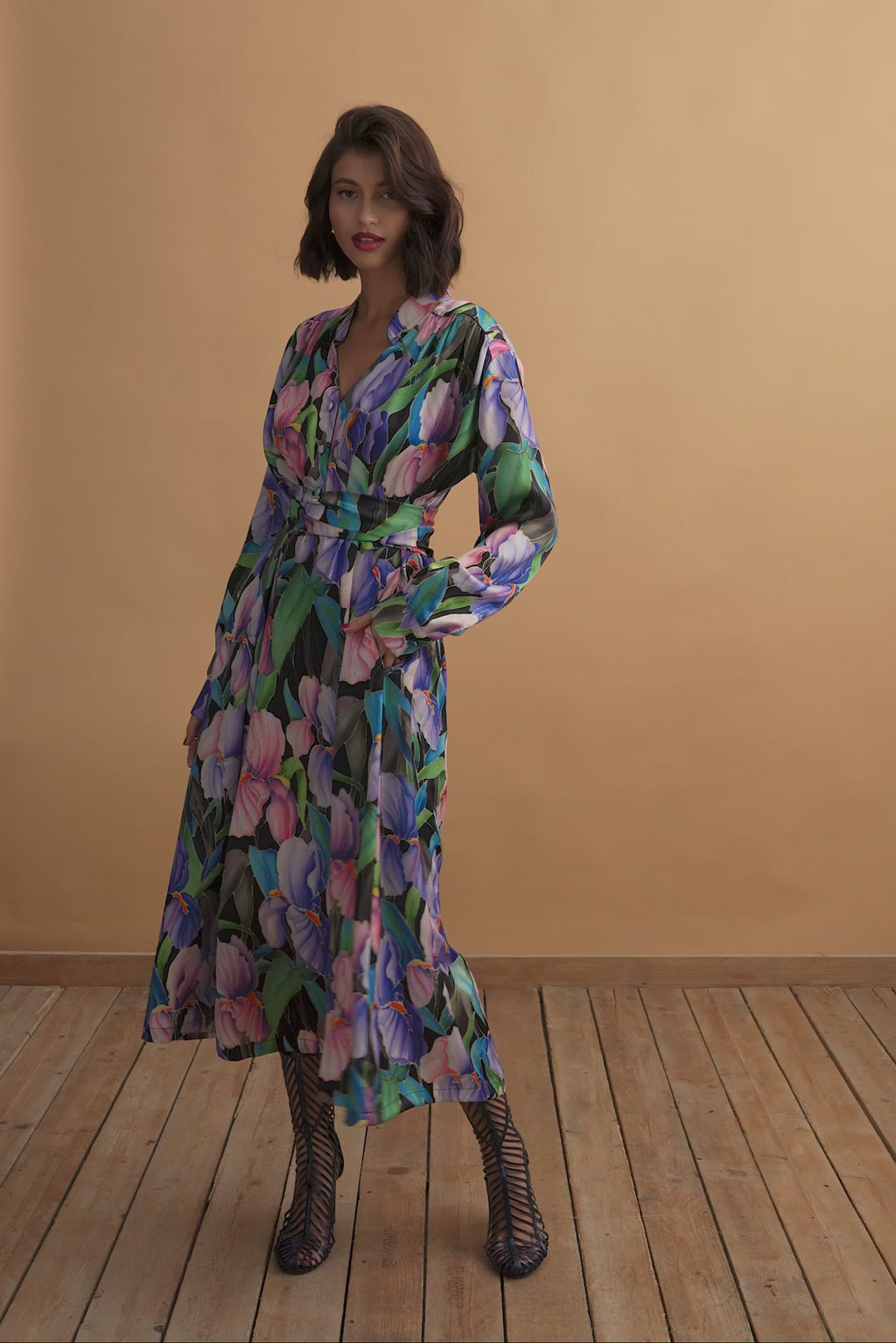 karavan clothing fashion well i did fall winter 24 25 inaya dress floral