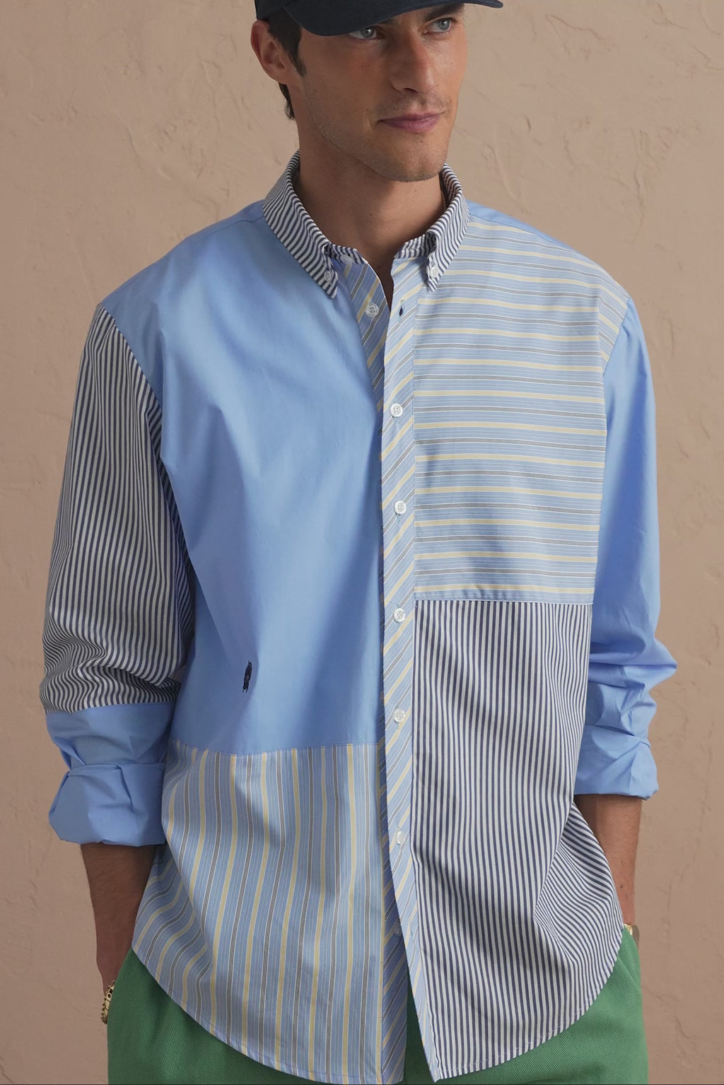 karavan clothing tosa kalokairia spring summer 25 men collection janik shirt ciel