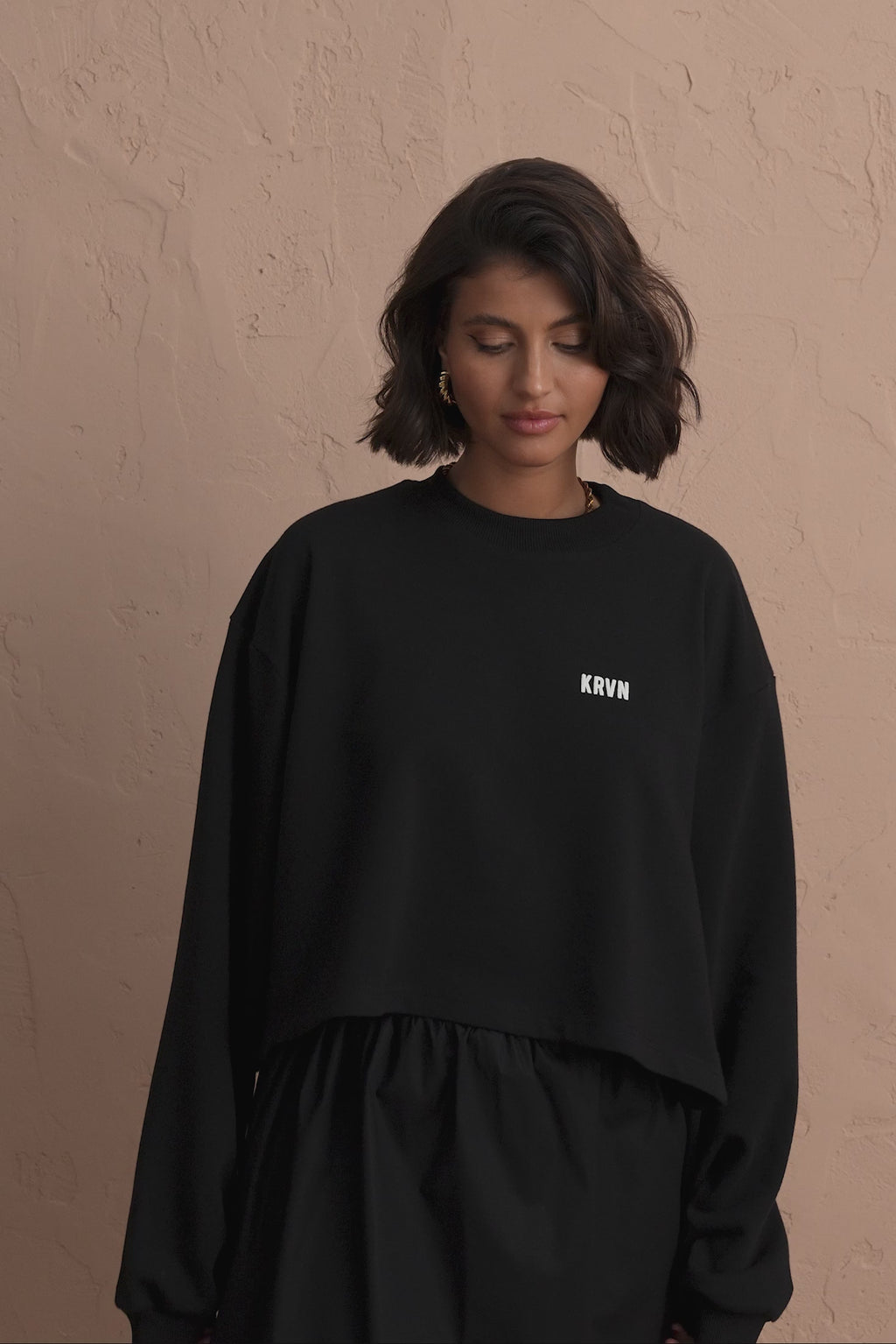 karavan clothing fashion spring summer 25 krvn felicity sweater black