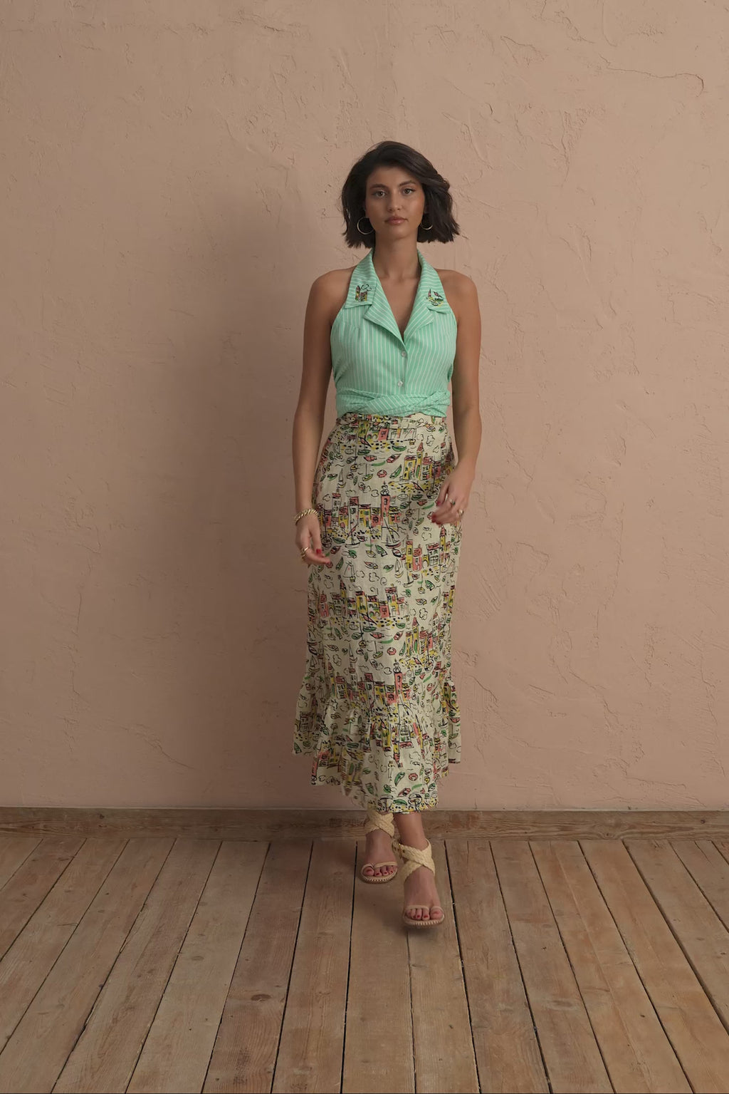 karavan clothing fashion spring summer 25 teresa skirt port
