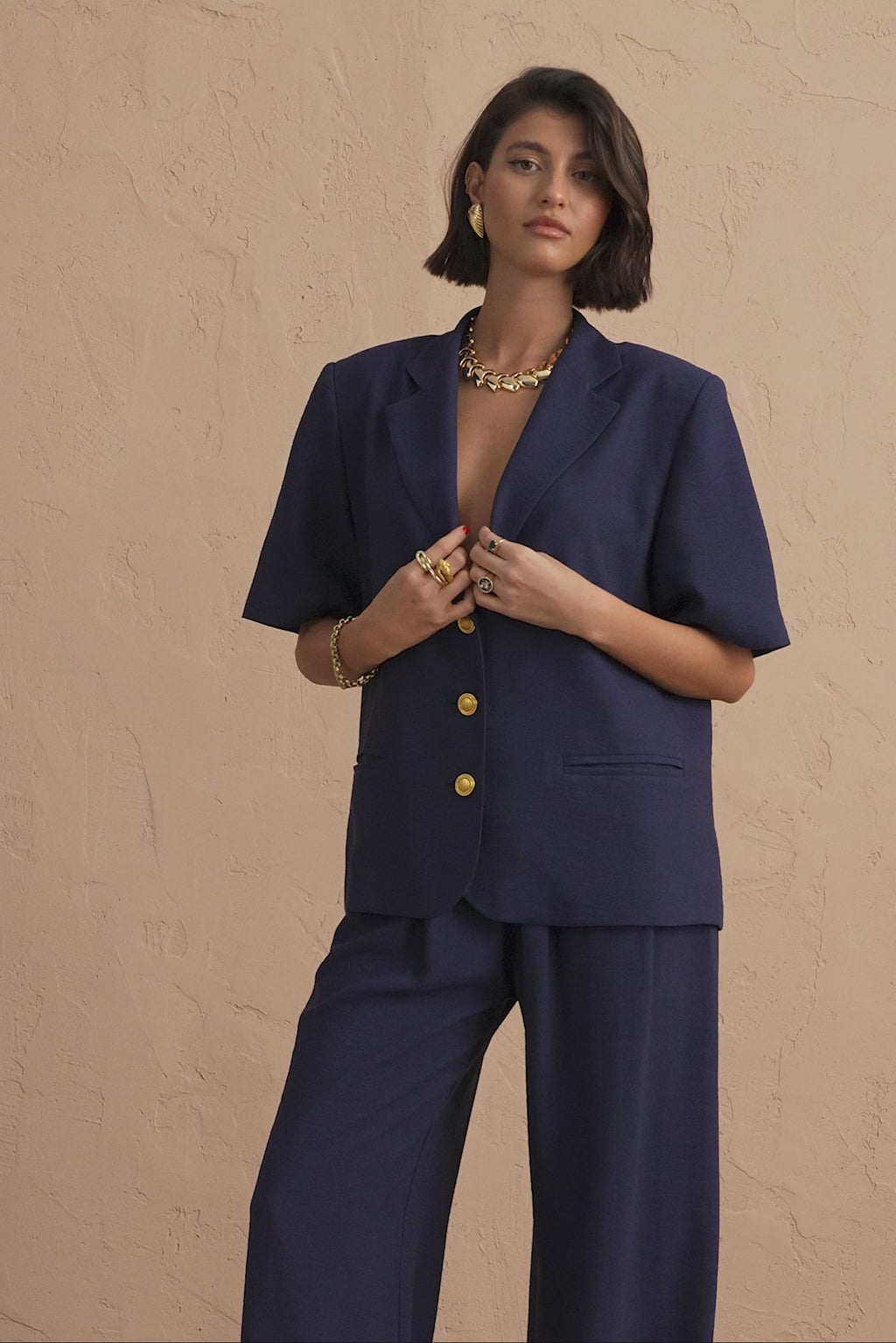 karavan clothing fashion spring summer 25 avery blazer navy blue