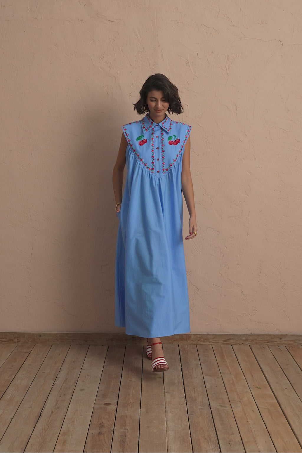 karavan clothing fashion spring summer 25 bianca dress ciel