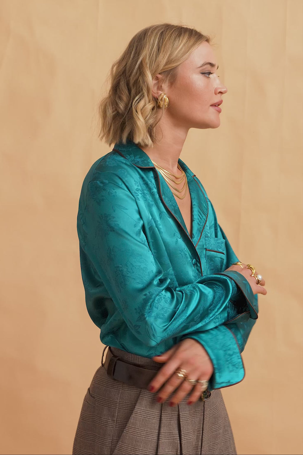 karavan clothing fashion fall winter 25 krvn homecoming collection lorde shirt petrol