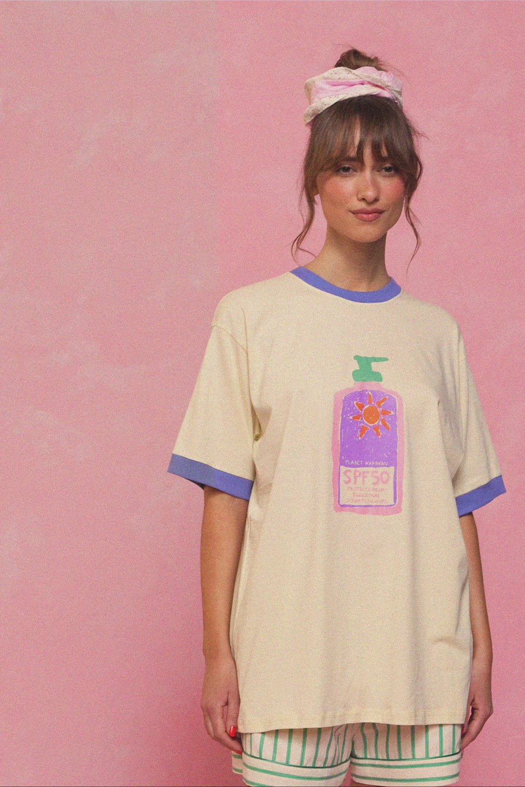 karavan clothing fashion planet homeware spring summer 26 nai collection sunscreen tee yellow situationship