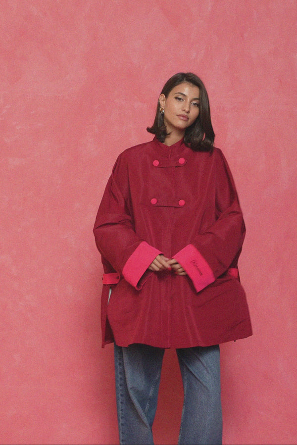 karavan fall winter 26' collection eugene jacket burgundy