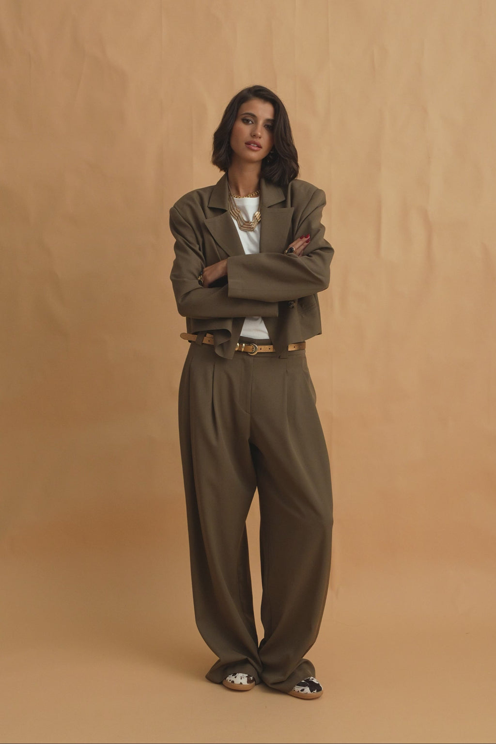 karavan clothing fashion fall winter 25 homecoming collection stephanie trousers khaki