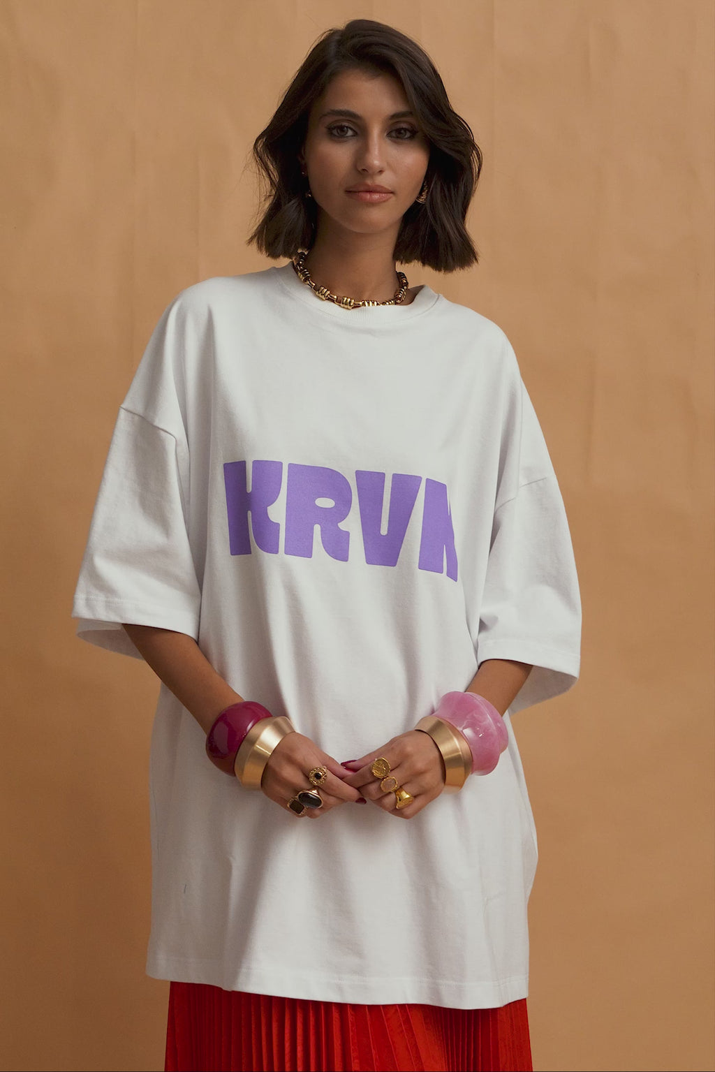 karavan clothing fashion fall winter 25 homecoming krvn collection xenia tee white