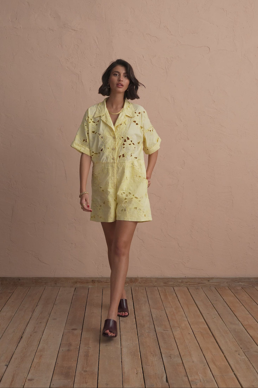 karavan clothing fashion spring summer 25 krvn frances jumpsuit yellow