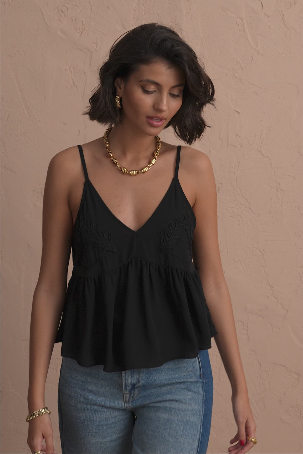 karavan clothing fashion spring summer 25 krvn phoebe top black