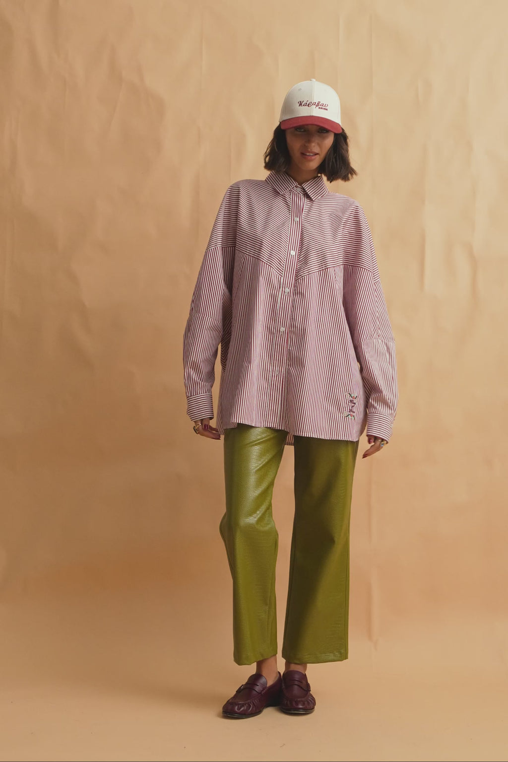 karavan clothing fashion fall winter 25 homecoming collection arnou trousers green croc