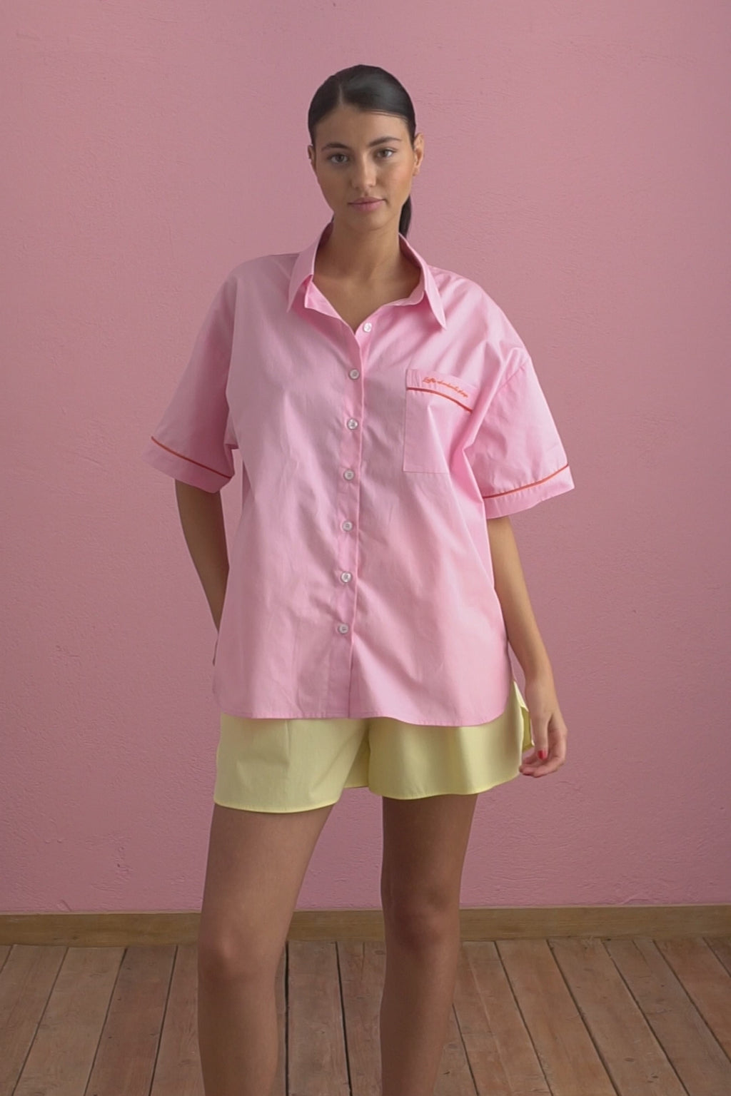 karavan clothing fashion spring summer 24 that moment homeware sleepware satin pyjamas shorts light yellow