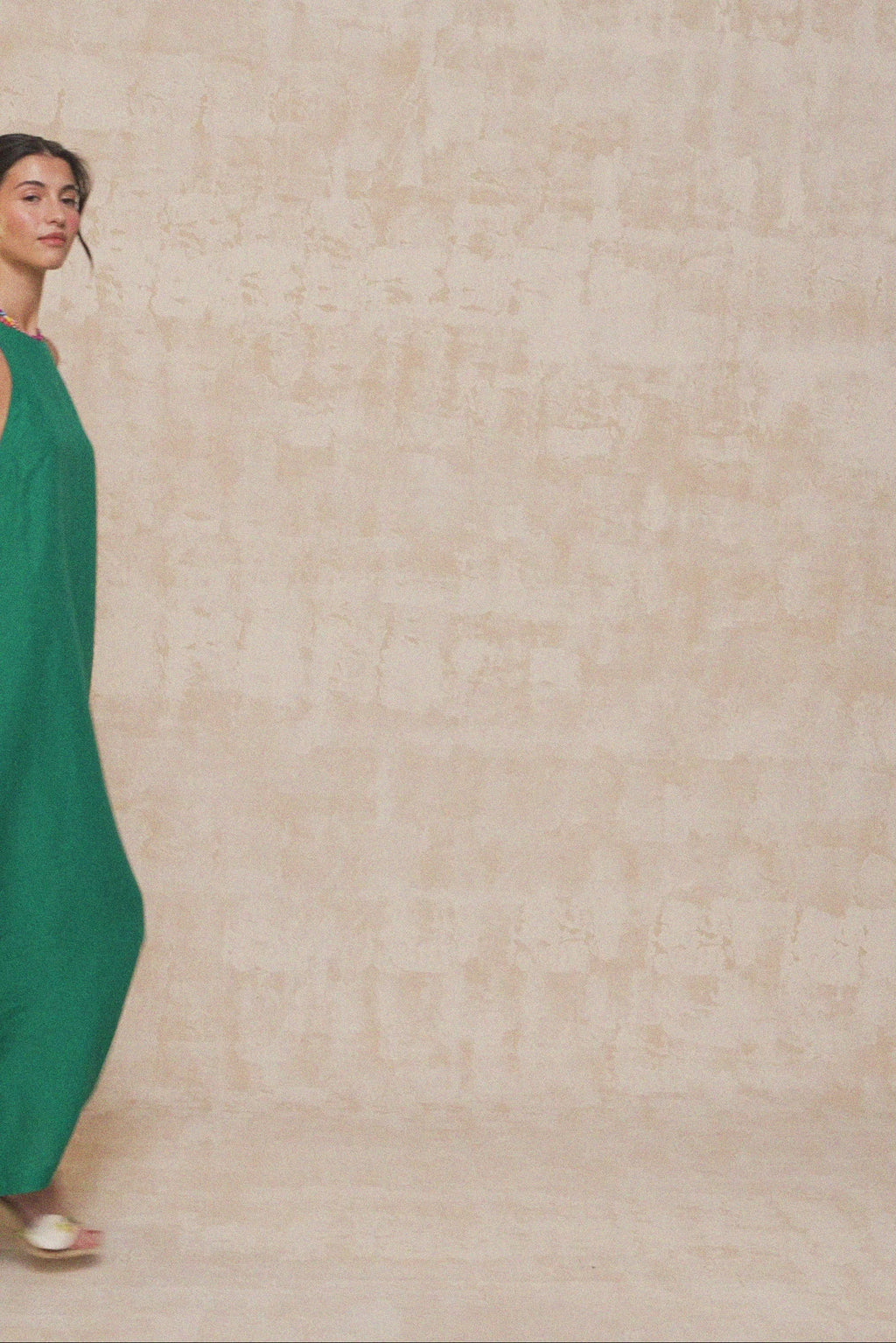 karavan clothing fashion krvn spring summer 26 nai collection myrto dress green