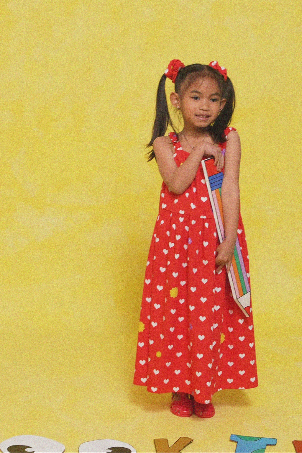 karavan clothing fashion spring summer 26 rookies collection perla dress polka hearts
