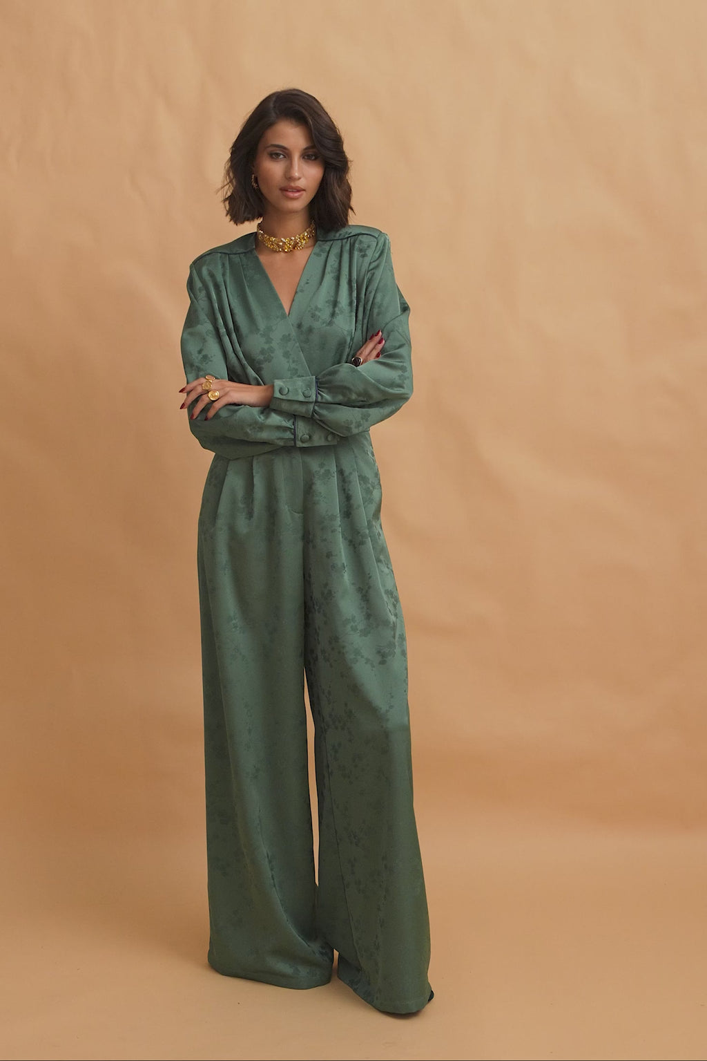 karavan clothing fashion fall winter 25 homecoming krvn collection sara jumpsuit mint