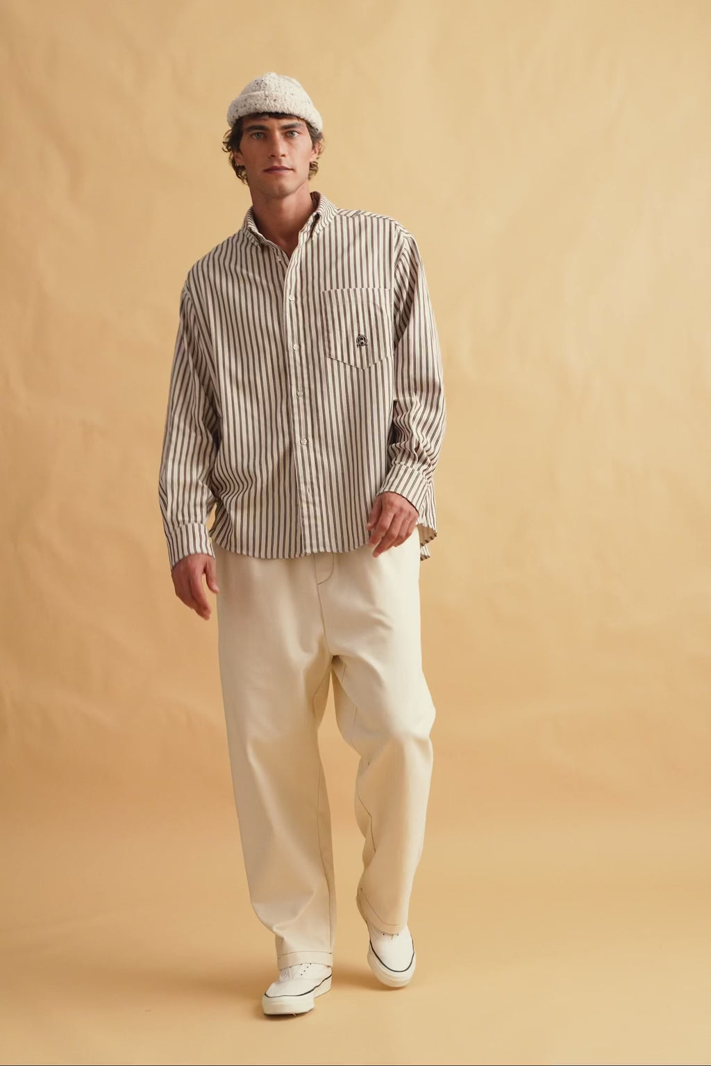karavan clothing fashion fall winter 25 homecoming men collection fabrizio trousers ivory