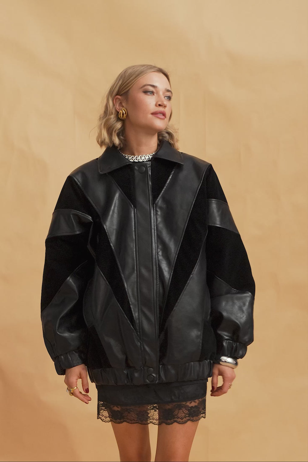 karavan clothing fashion fall winter 25 krvn homecoming collection lorraine jacket black
