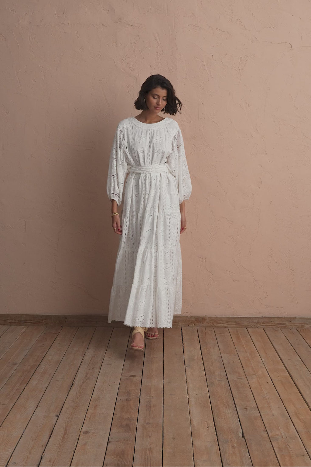 karavan clothing fashion spring summer 25 krvn connie dress white