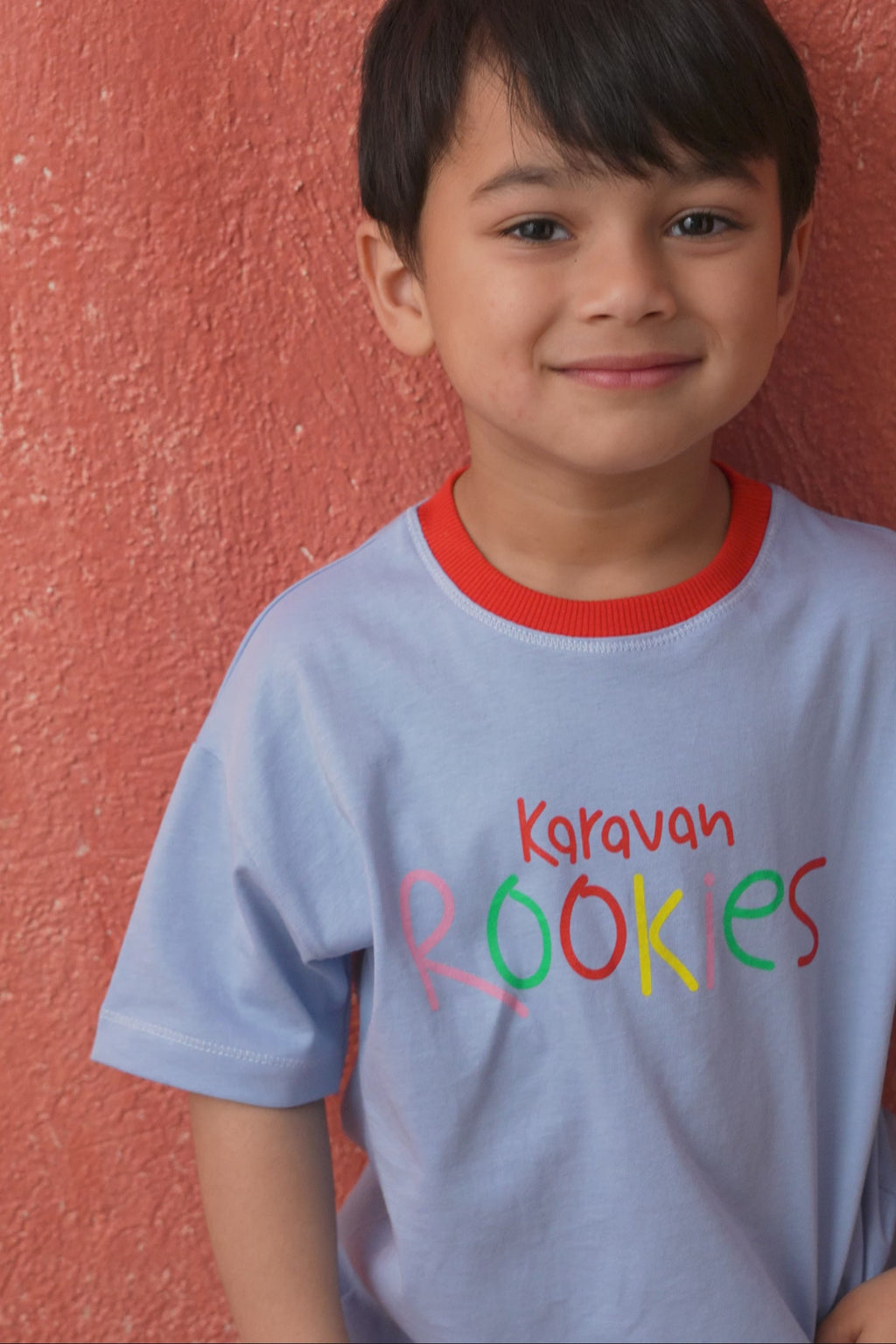 karavan clothing fashion spring summer 25 kids collection rookies pinocchio tee ciel