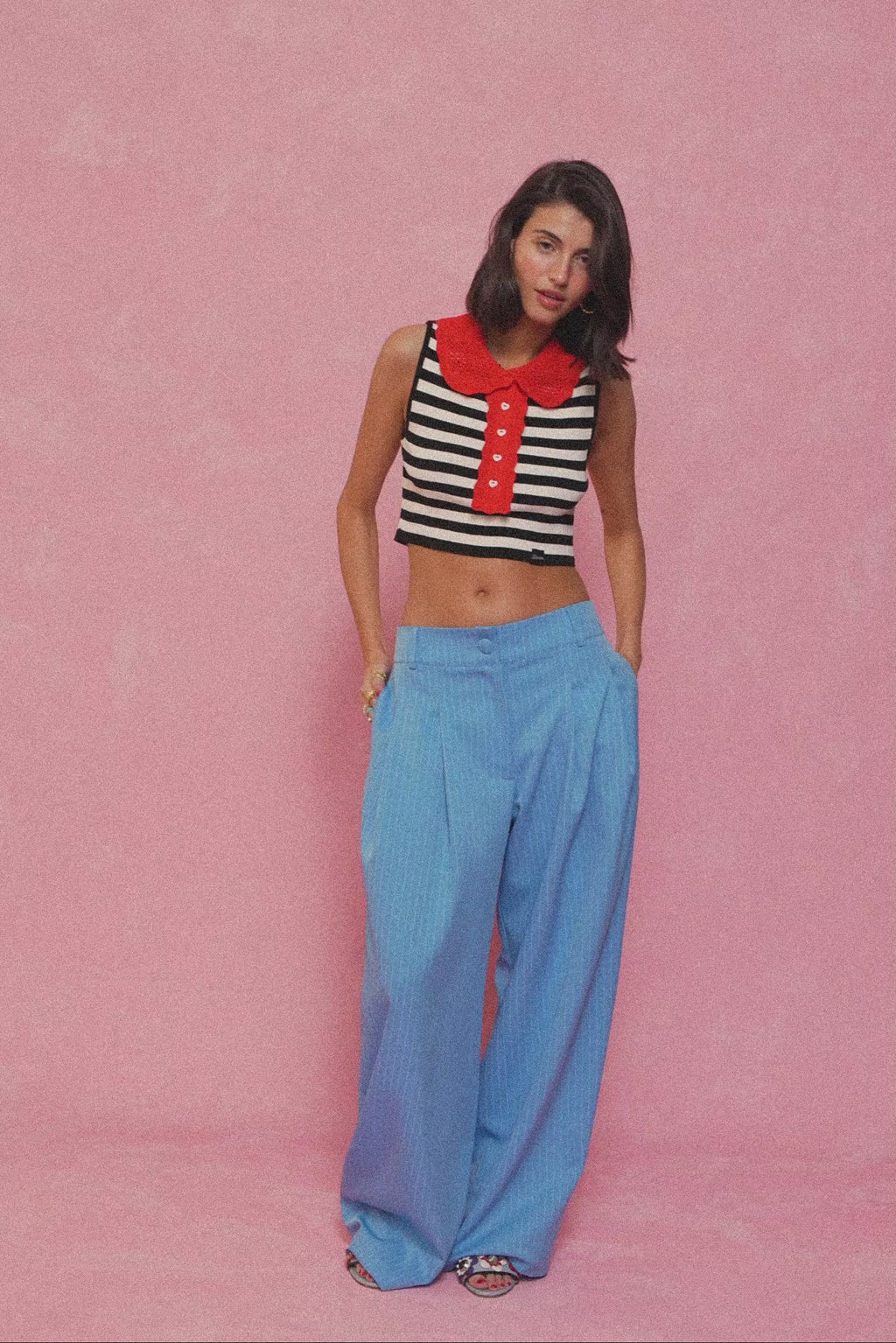 karavan clothing fashion spring summer 26 nai collection isadora trousers ciel