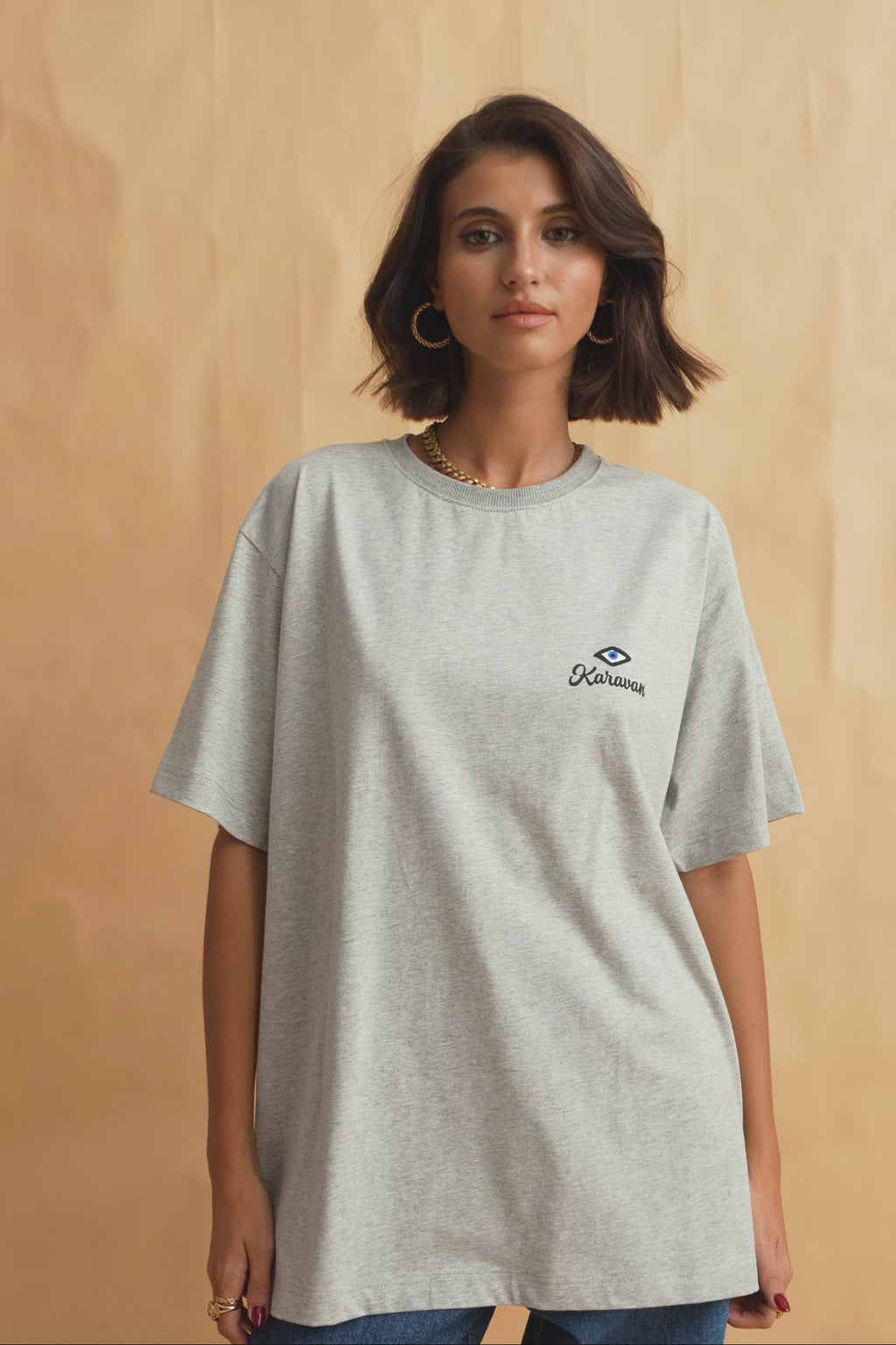 karavan clothing fashion fall winter 25 homecoming collection dino tee grey