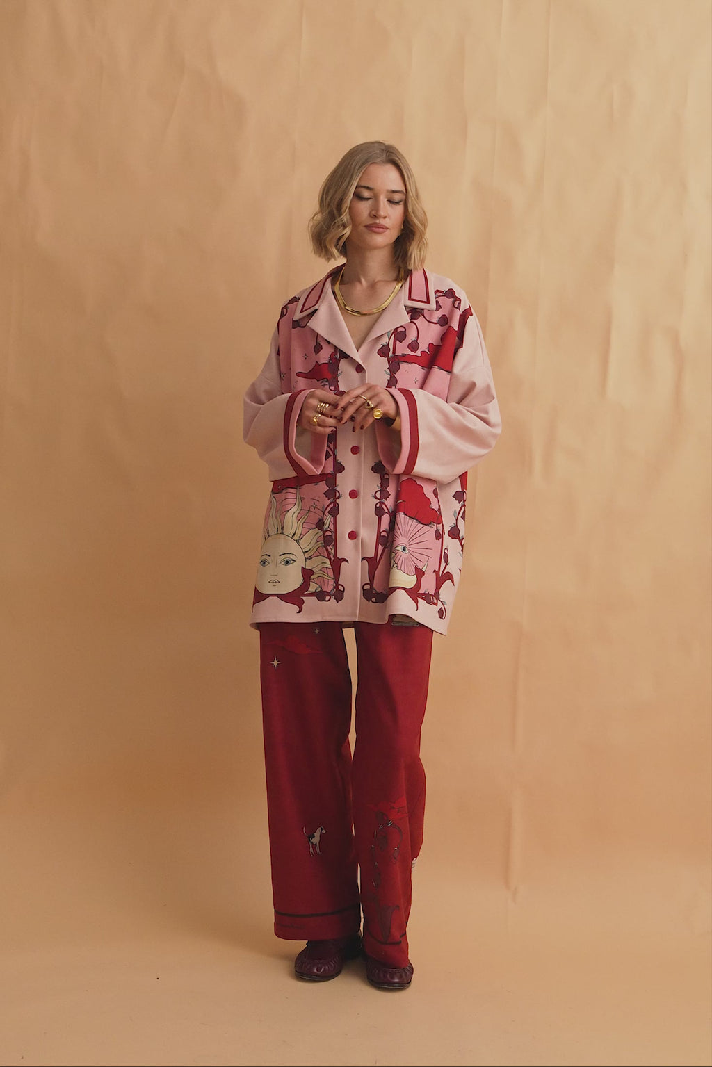 karavan clothing fashion fall winter 25 homecoming collection brielle rousers icons bordeaux