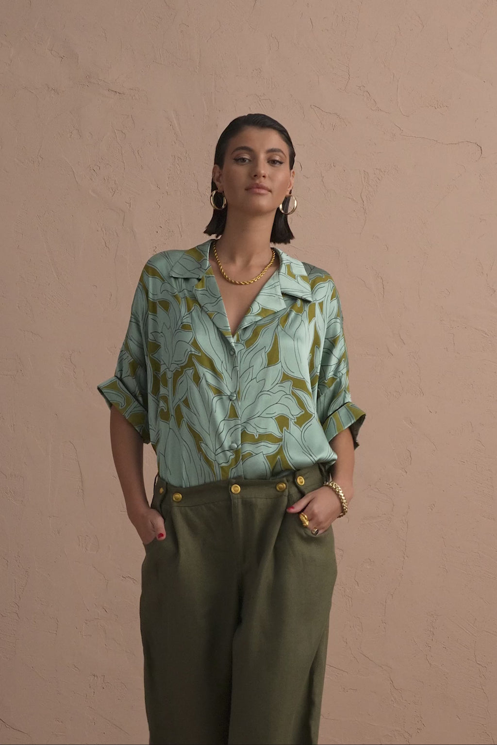 karavan clothing fashion spring summer 25 krvn remi shirt floral mint