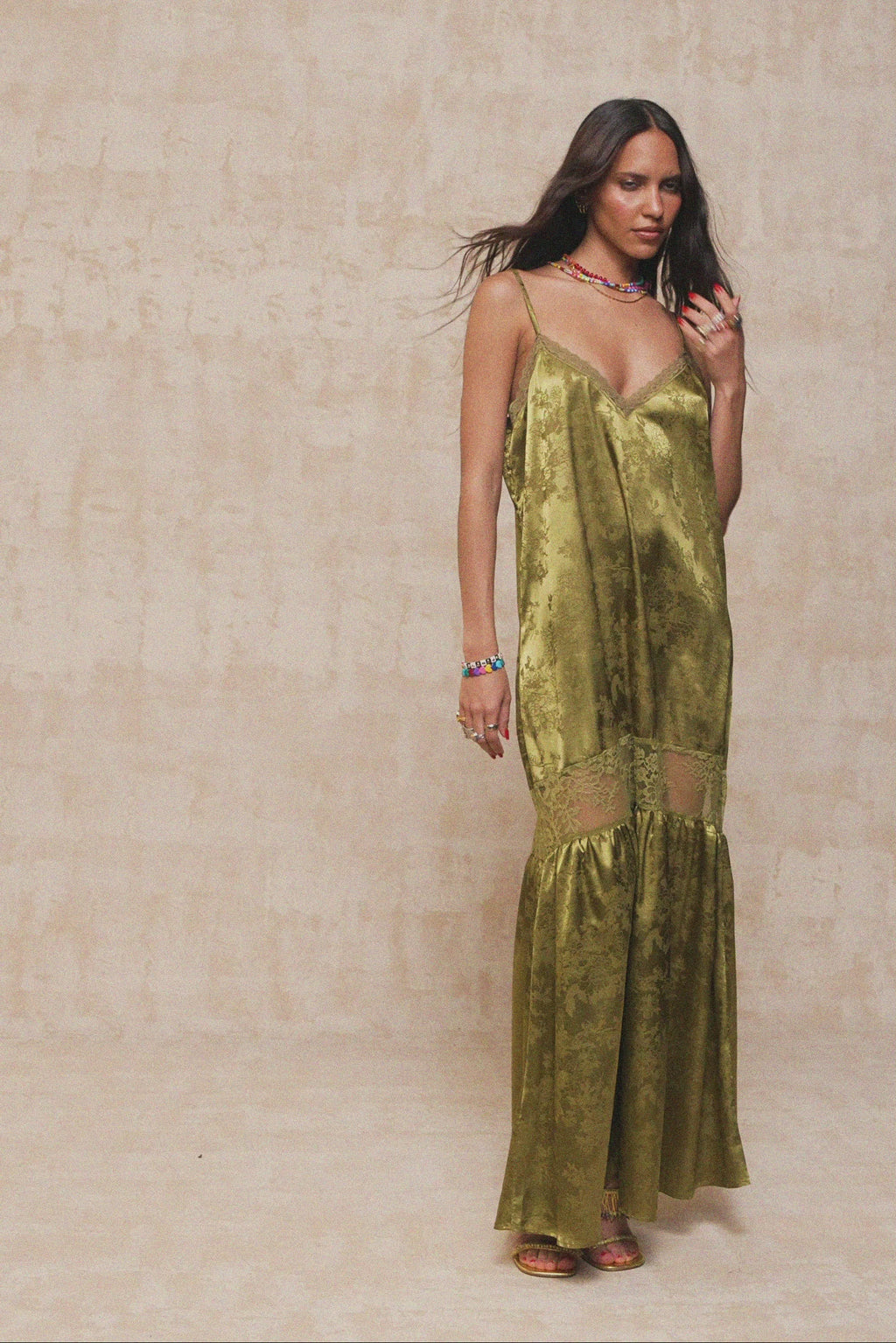 karavan clothing fashion krvn spring summer 26 nai collection annalise dress olive green
