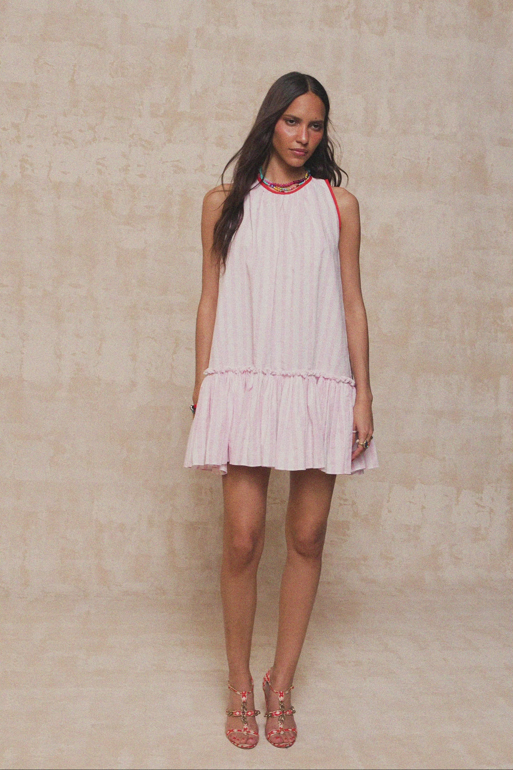 karavan clothing fashion krvn spring summer 26 nai collection janice mini dress pink
