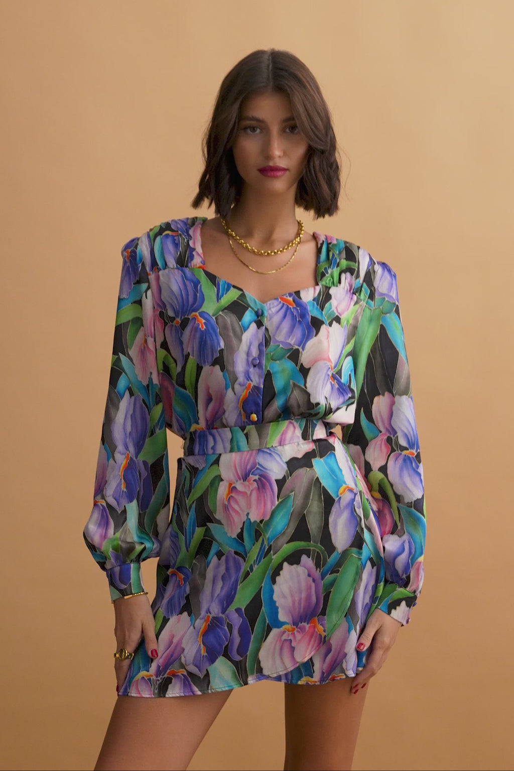 karavan clothing fashion well i did fall winter 24 25 emryn shirt floral