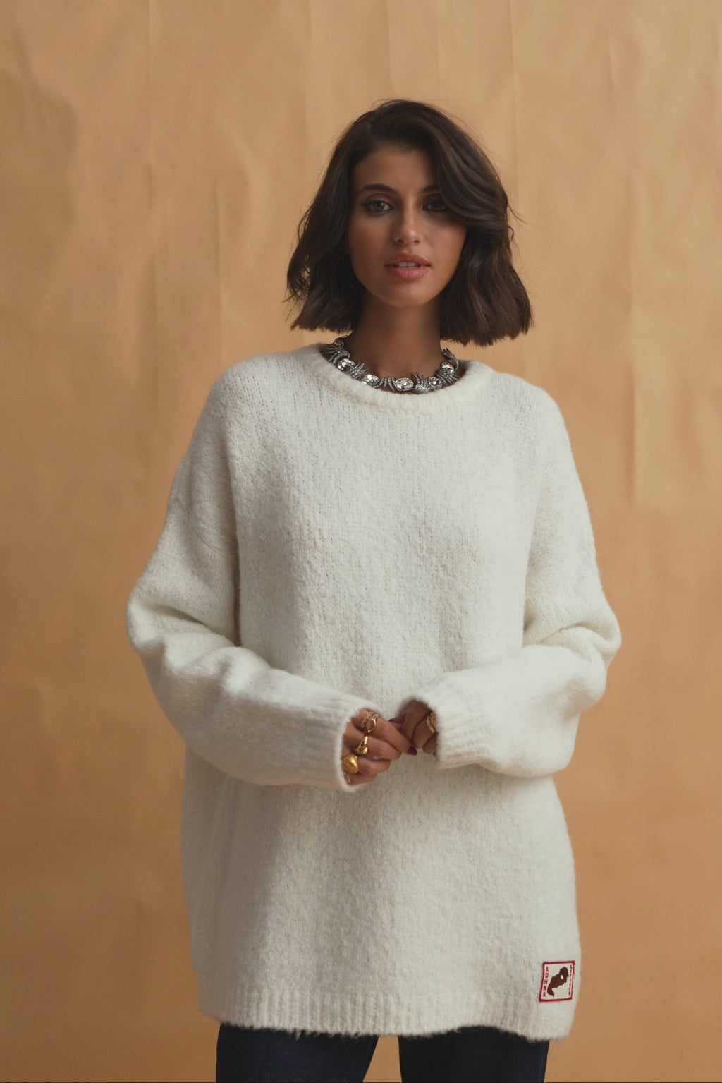 karavan clothing fashion fall winter 25 homecoming collection zoe pullover ivory