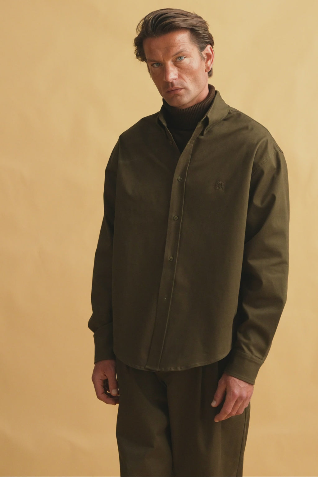 karavan clothing fashion fall winter 25 homecoming men collection bronko shirt khaki