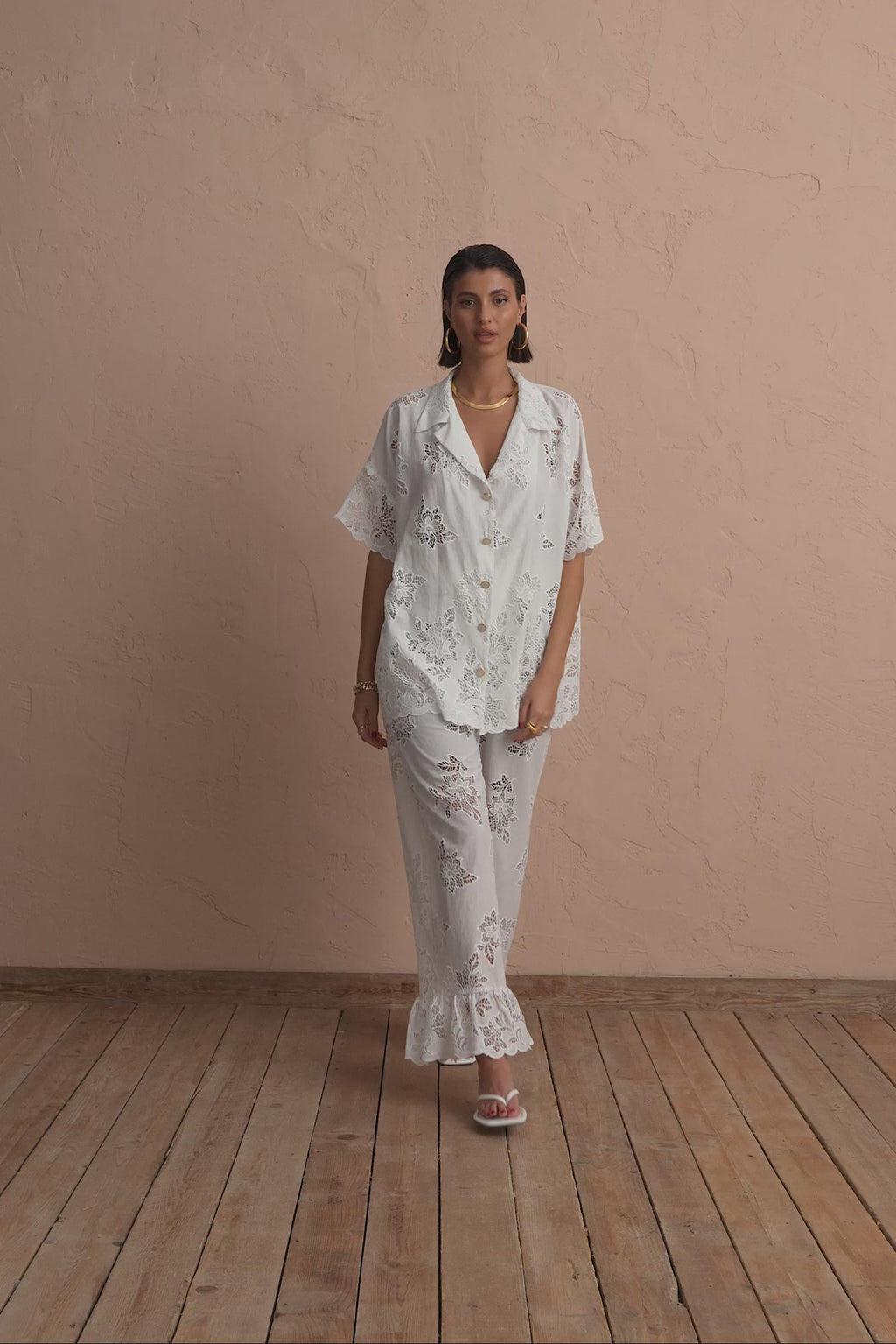 karavan clothing fashion spring summer 25 krvn luna trousers white