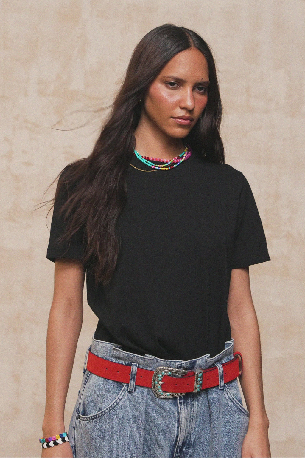 karavan clothing fashion spring summer 26 nai collection zaira tee black & white