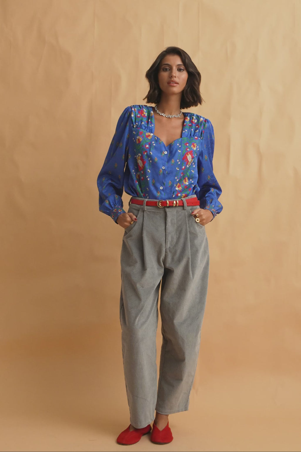 karavan clothing fashion fall winter 25 homecoming collection stormi trousers grey