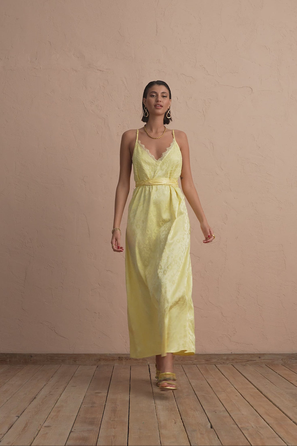 karavan clothing fashion spring summer 25 krvn colette dress lemon yellow