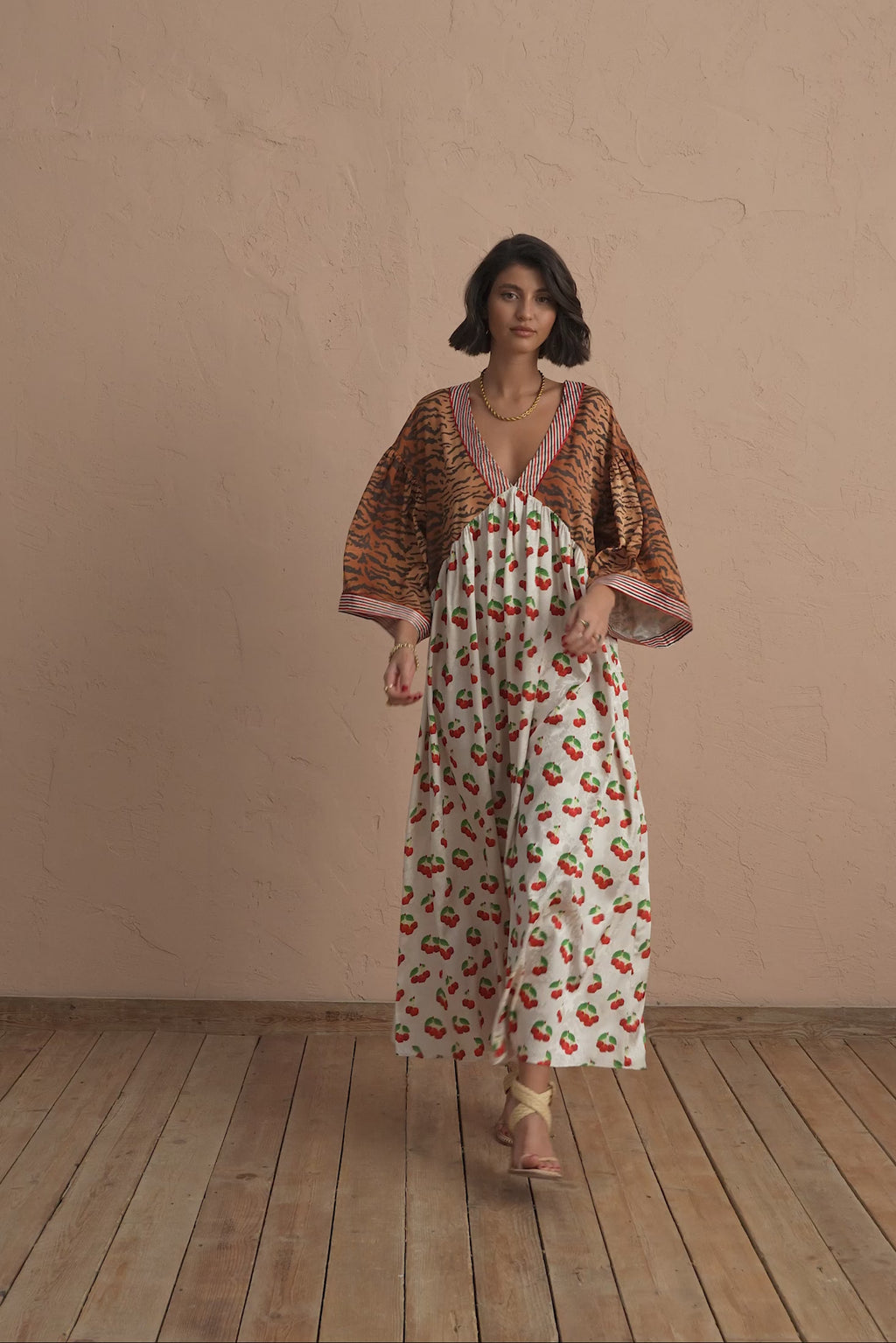 karavan clothing fashion spring summer 25 savannah dress animal print