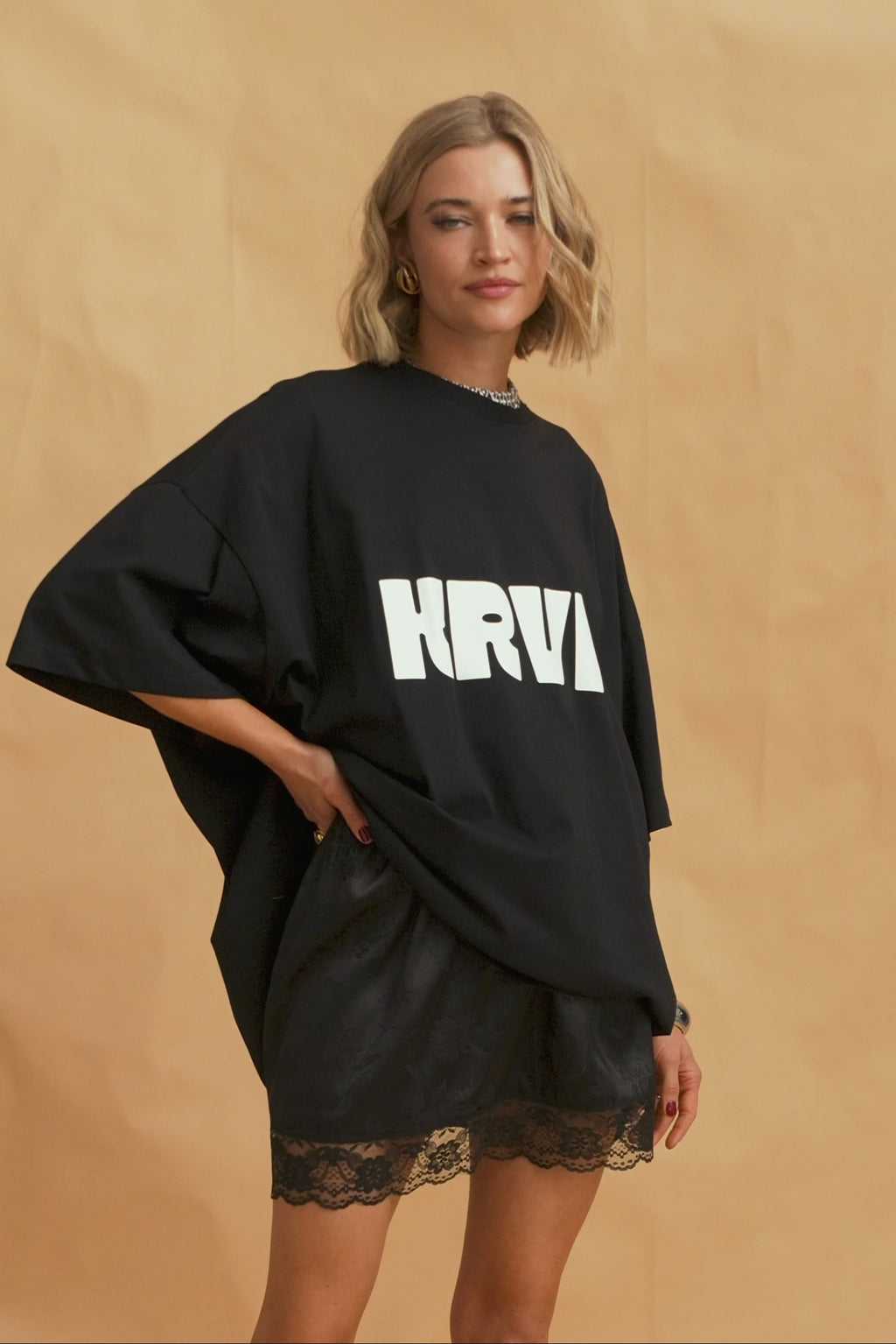 karavan clothing fashion fall winter 25 krvn homecoming collection melanie mini skirt black