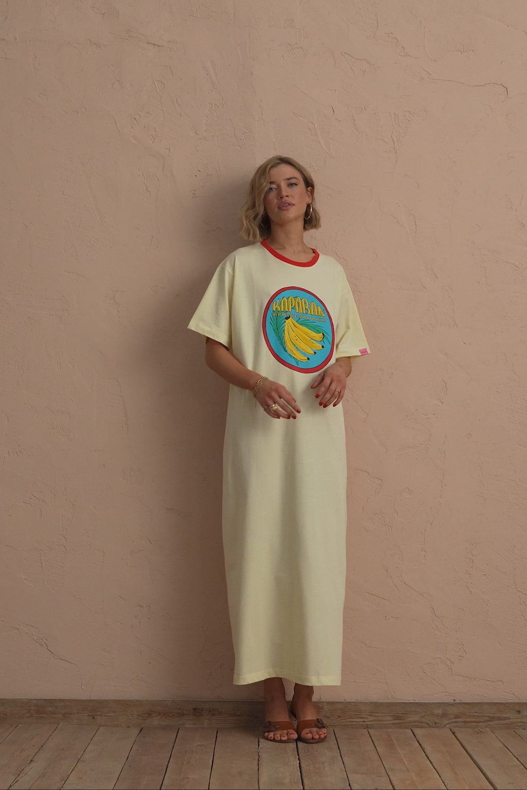 karavan clothing fashion spring summer 25 maru dress banana print