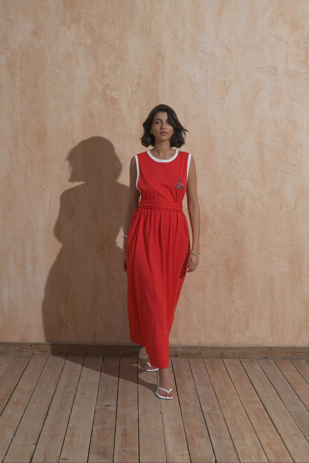 karavan clothing fashion spring summer 25 weekendwear rafaella dress red