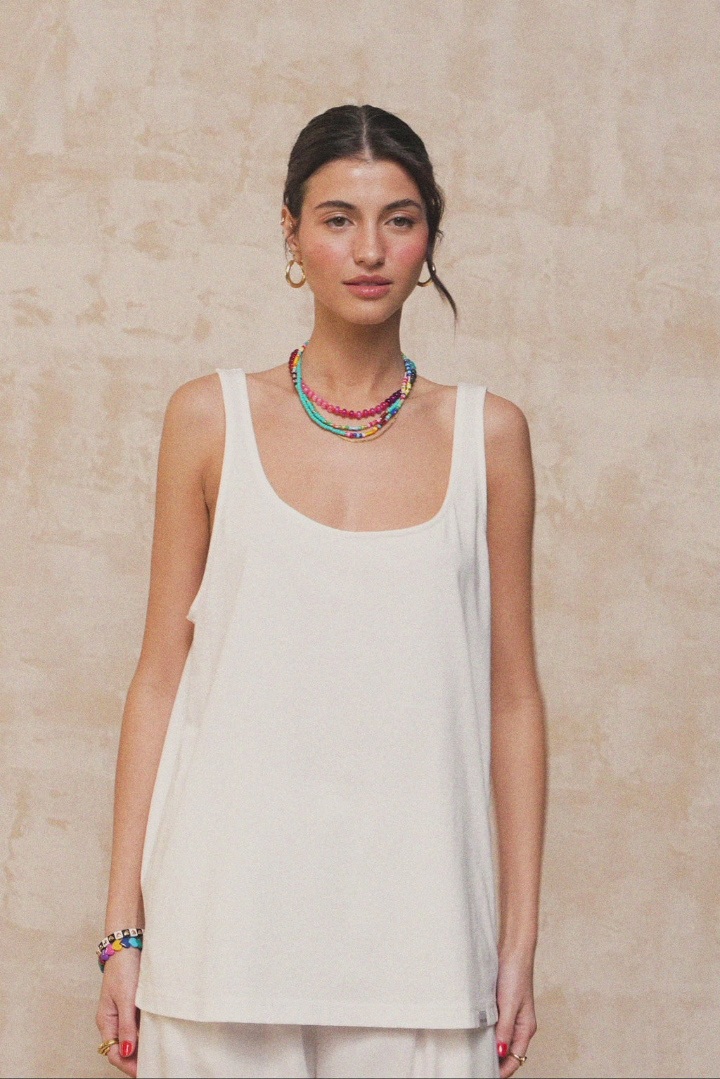 karavan clothing fashion spring summer 26 nai collection elina tank top black white