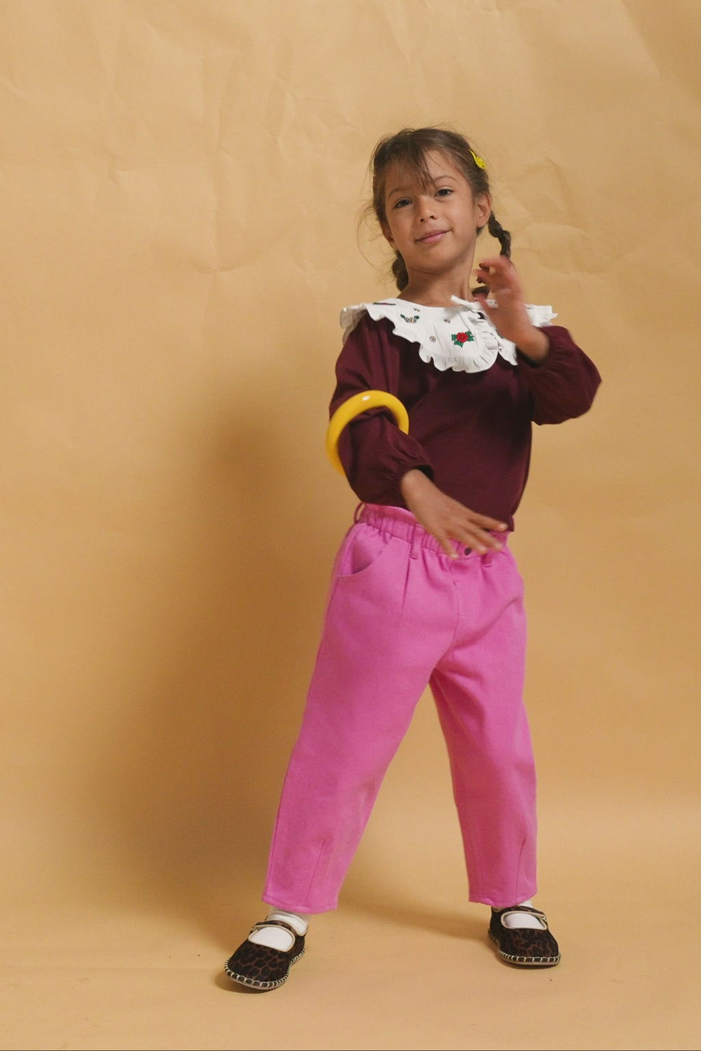 karavan clothing fashion fall winter 25 homecoming rookies collection sailor trousers pink