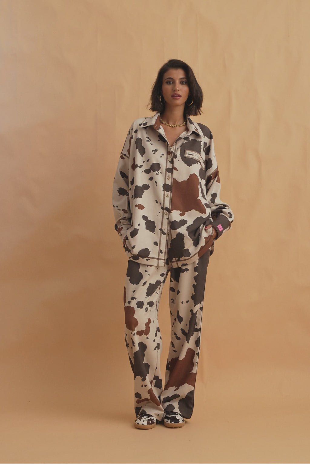 karavan clothing fashion fall winter 25 homecoming collection nicky trousers ivory splash