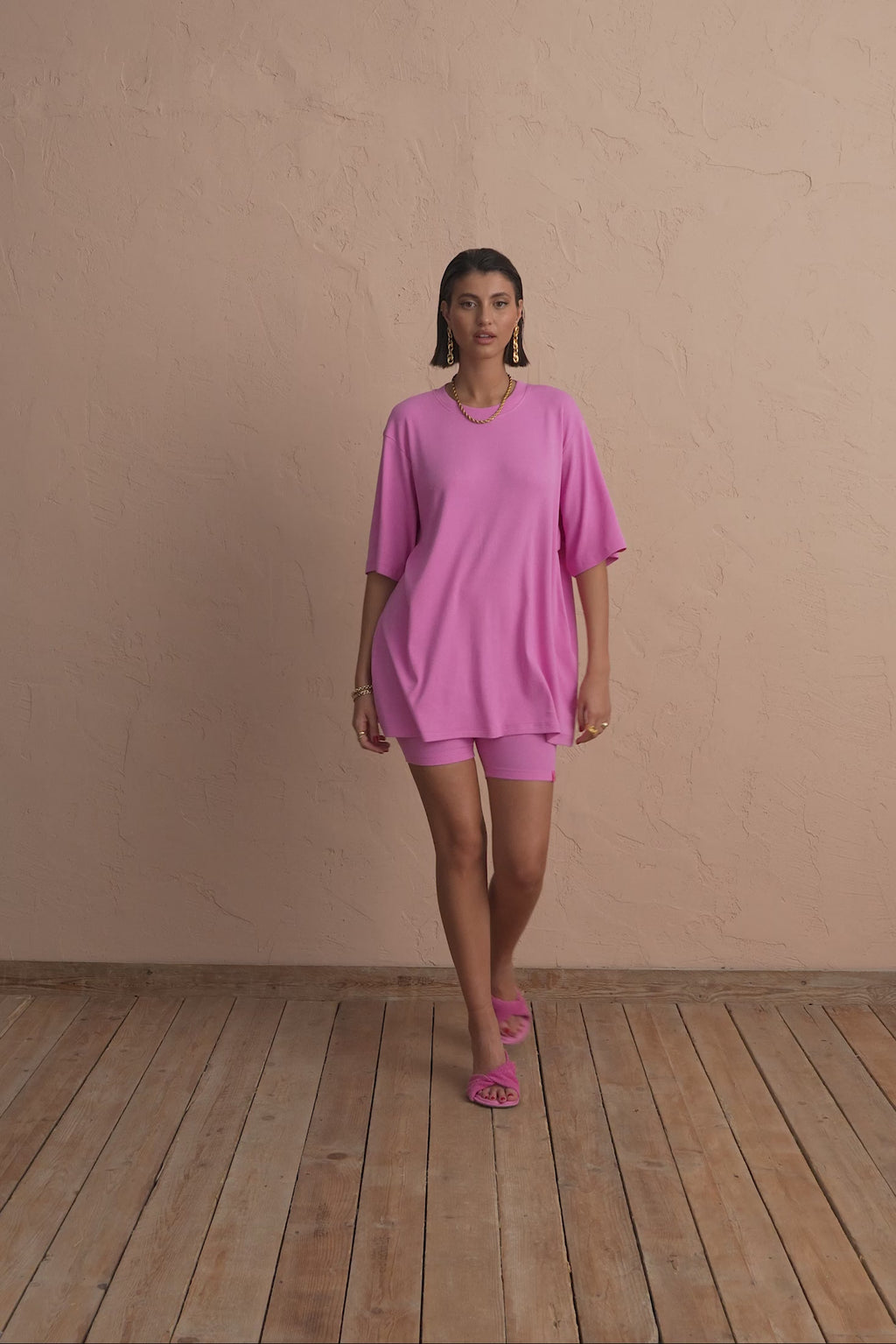 karavan clothing fashion spring summer 25 krvn bodie shorts pink