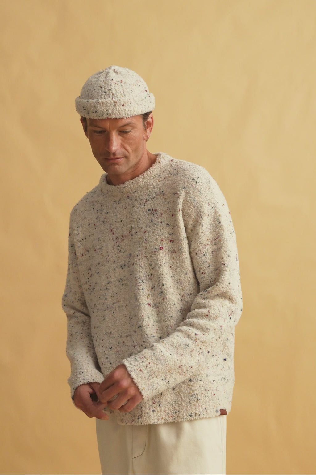 karavan clothing fashion fall winter 25 homecoming men collection jacob pullover ivory