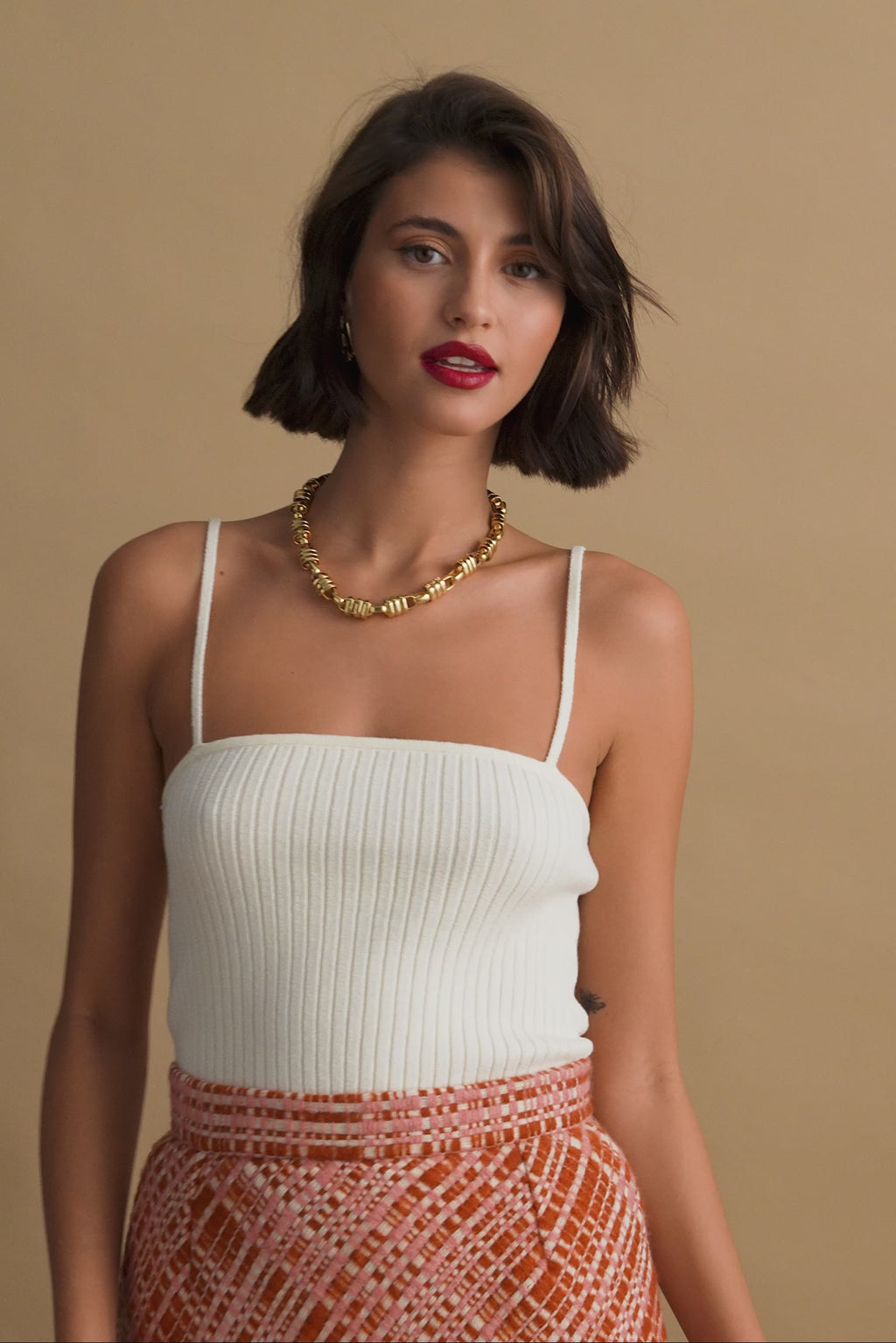 karavan clothing fashion KRVN well i did fall winter 24 25 romilda knitted top ivory