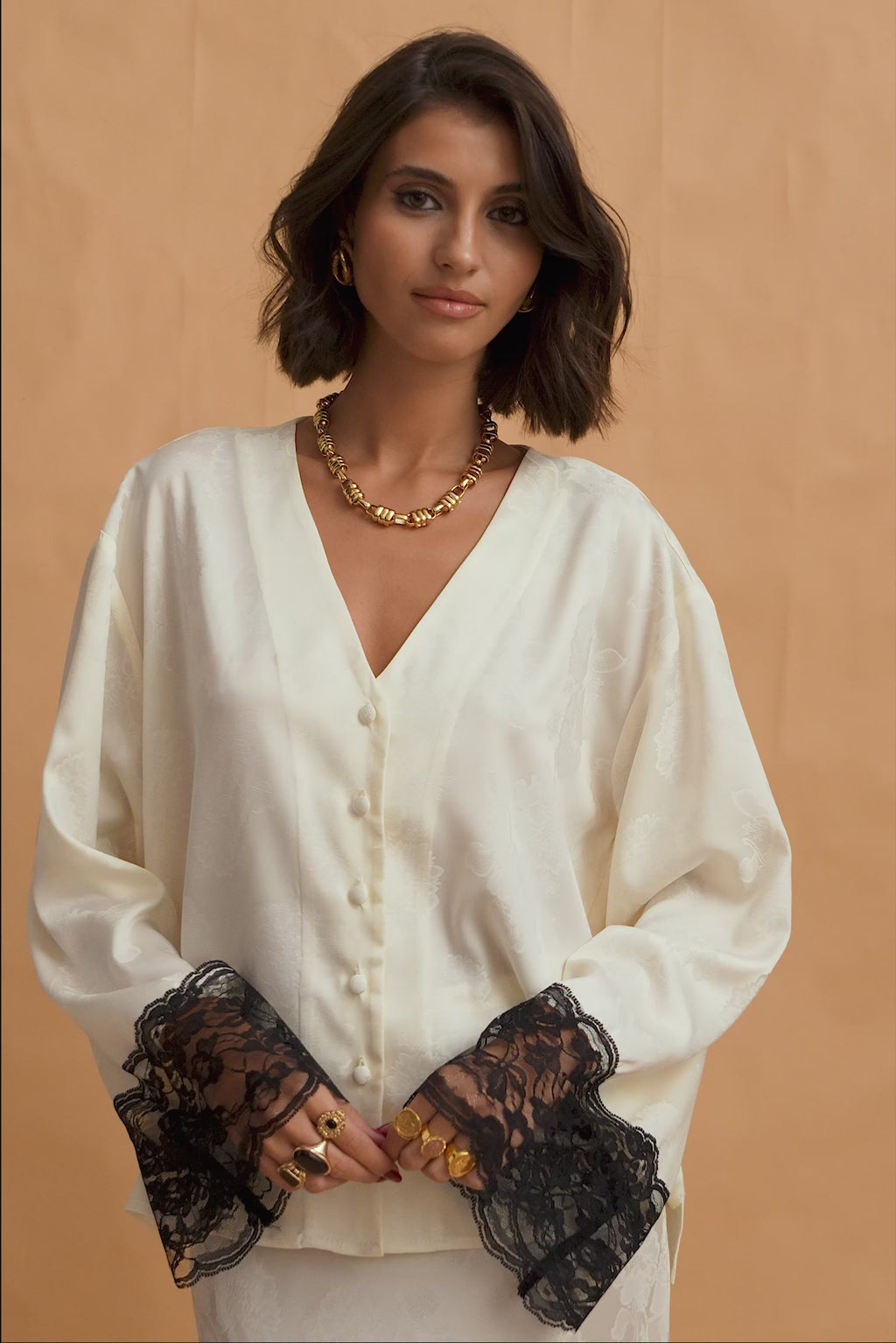 karavan clothing fashion fall winter 25 homecoming krvn collection ethel shirt ivory