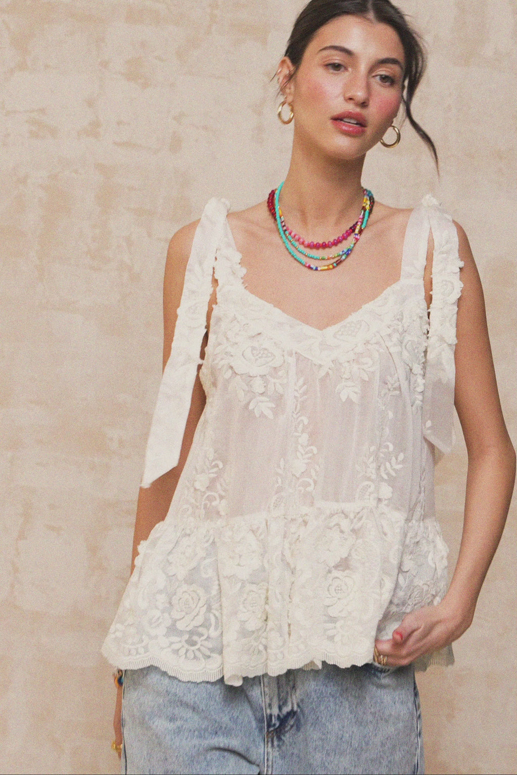 karavan clothing fashion krvn spring summer 26 nai collection naz top ivory