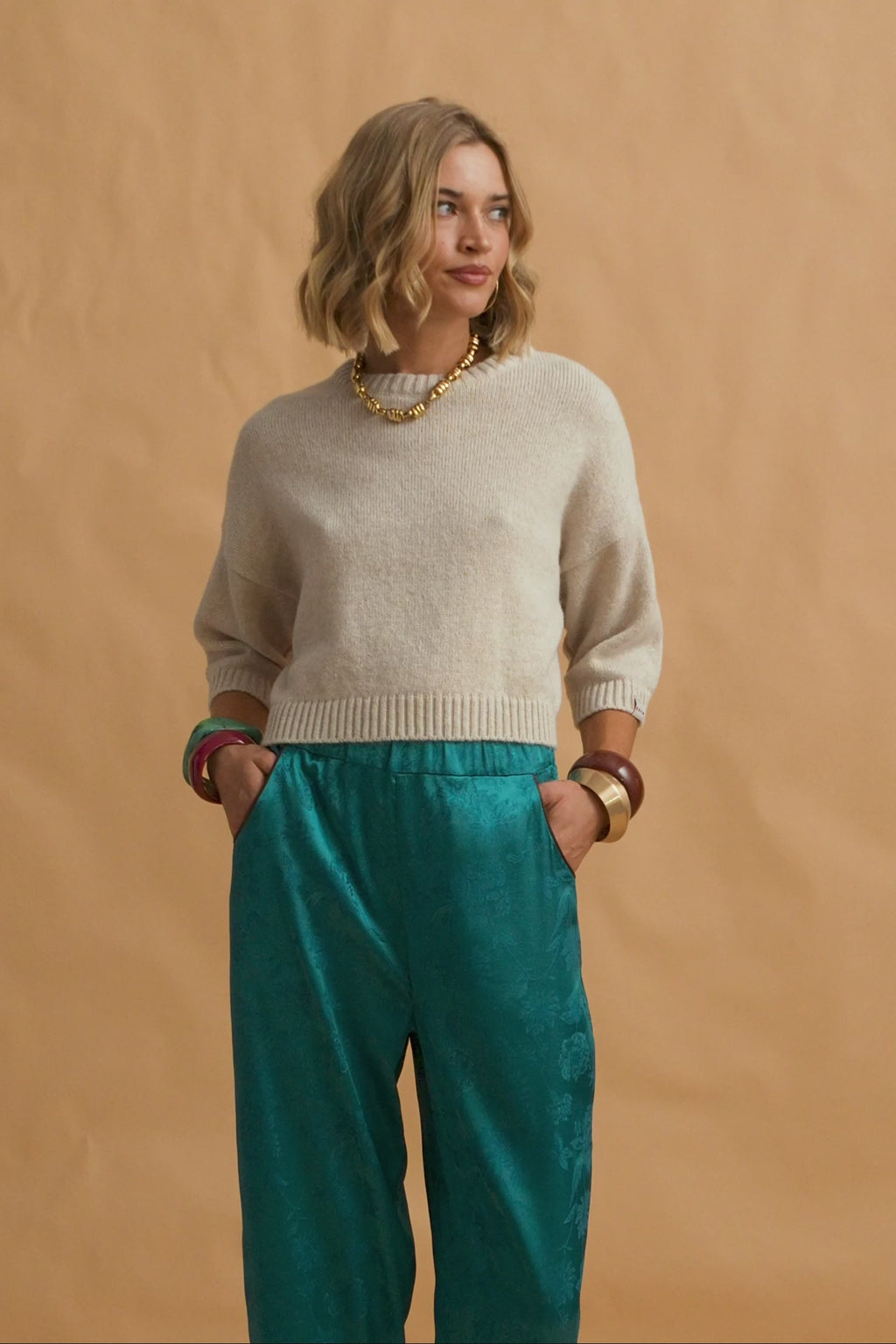 karavan clothing fashion fall winter 25 krvn homecoming collection amalia knitted crop top ivory