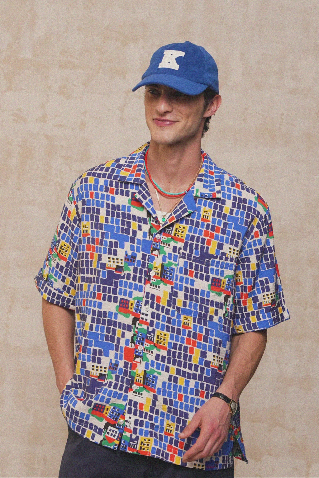 karavan clothing fashion spring summer 26 men nai collection marlon shirt island blue