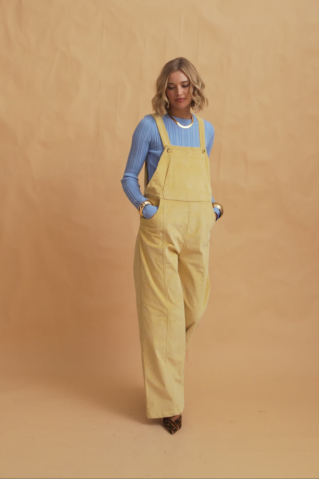 karavan clothing fashion fall winter 25 homecoming krvn collection ester jumpsuit butter